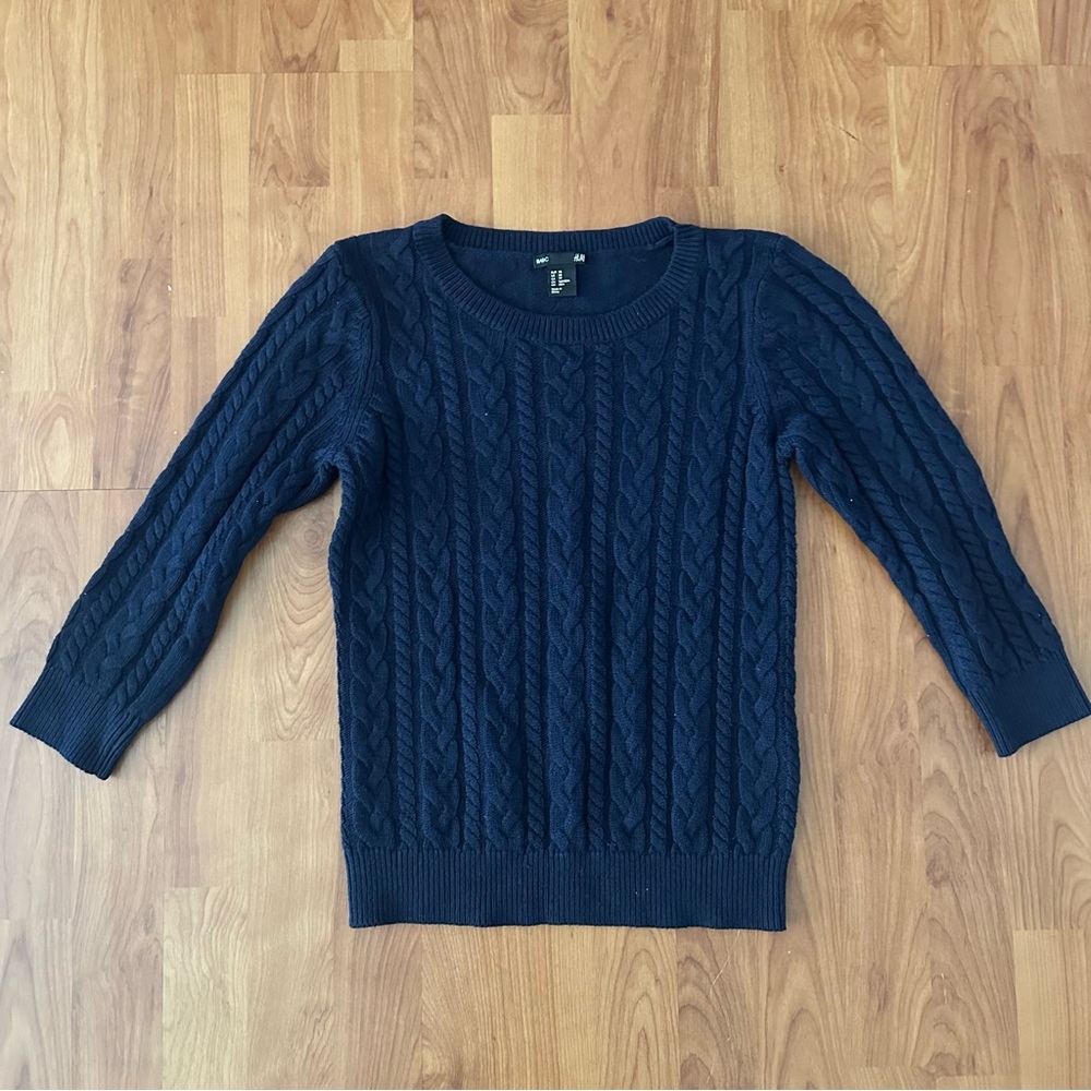 H&M cable knit sweater